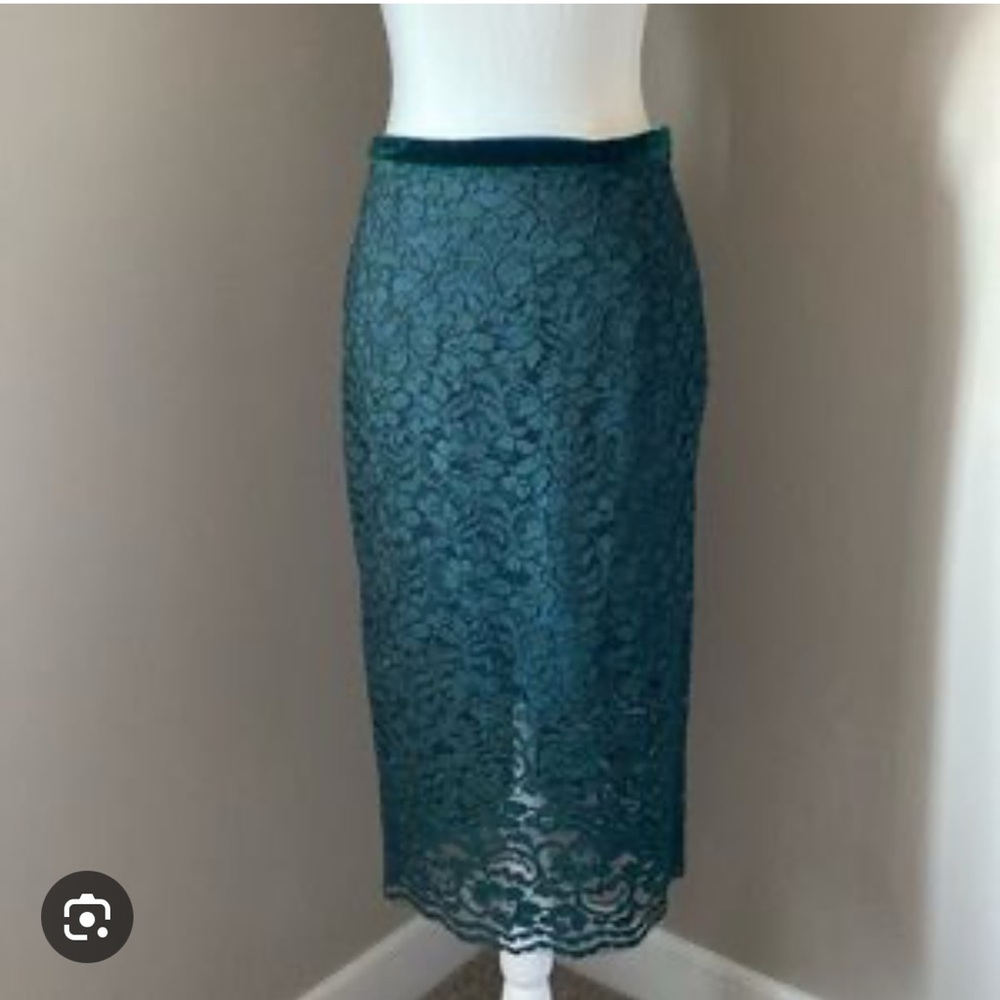 Smythe Green Lace Skirt